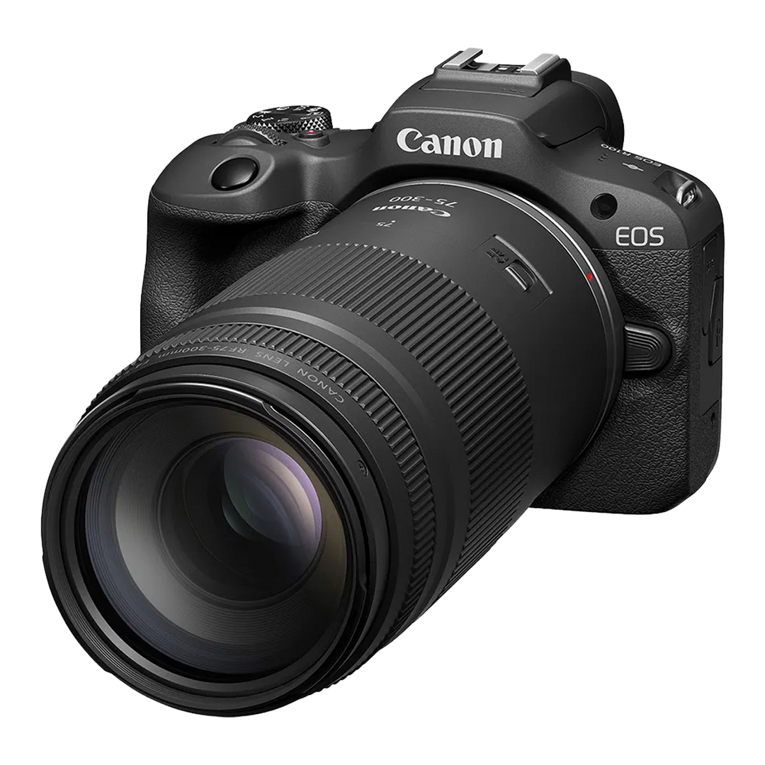 Canon EOS R100 Kit with 18-45mm + 75-300mm Lenses