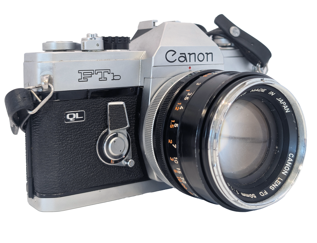 Canon FTb QL 35mm Film Camera with 50mm f/1.4 FD Lens
