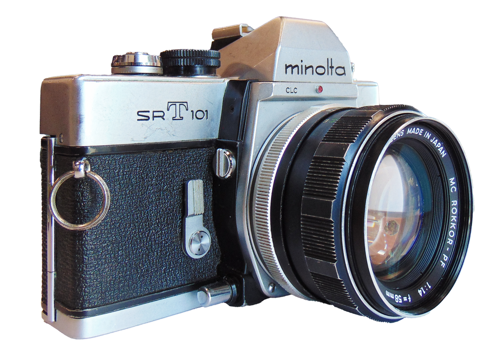 Minolta SRT 101 with Rokkor PF 58mm F1.4 Lens