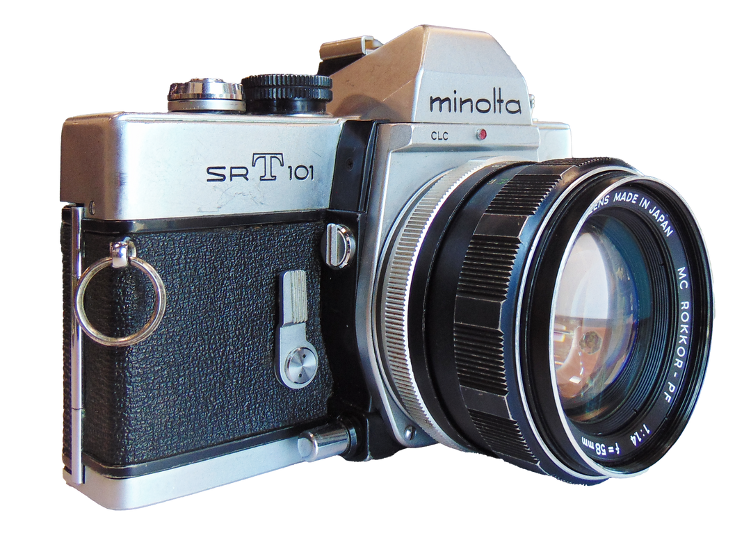 Minolta SRT 101 with Rokkor PF 58mm F1.4 Lens