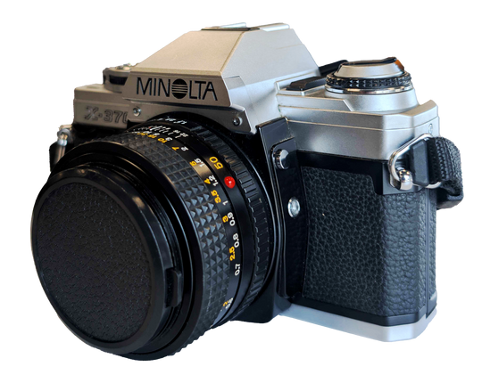 Minolta X-370 35mm Film Camera with MD 50mm f/1.7 Lens