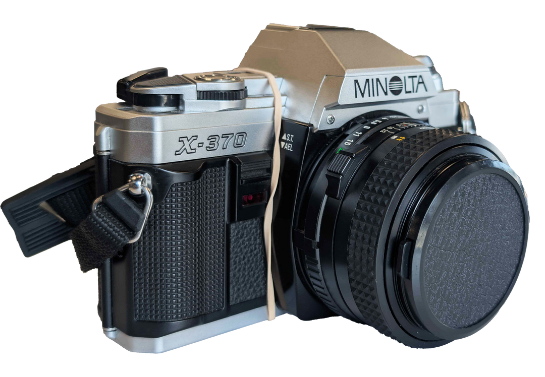 Minolta X-370 35mm Film Camera with MD 50mm f/1.7 Lens