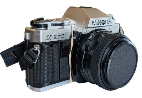 Minolta X-370 35mm Film Camera with MD 50mm f/1.7 Lens