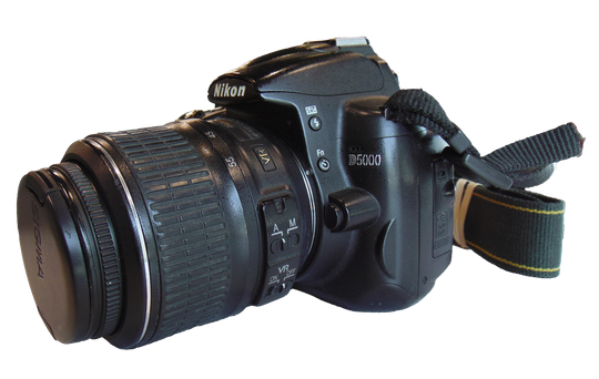 Nikon D5000 DSLR Camera with Nikkor DX 18–55mm Lens