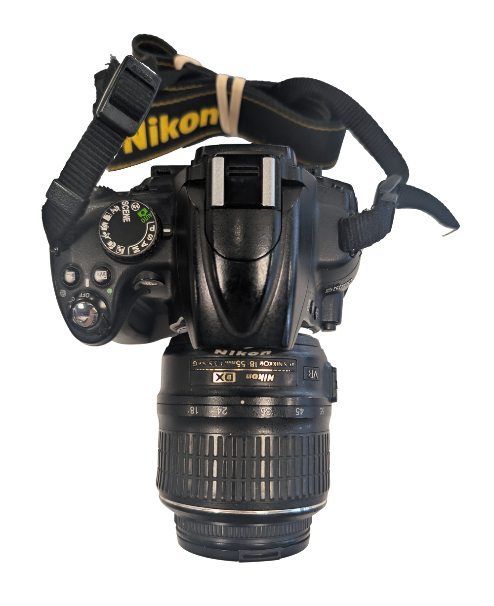 Nikon D5000 DSLR Camera with Nikkor DX 18–55mm Lens