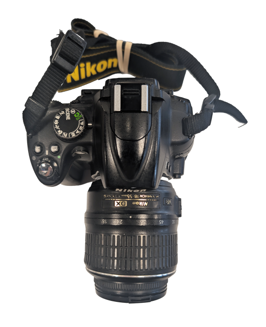 Nikon D5000 DSLR Camera with Nikkor DX 18–55mm Lens