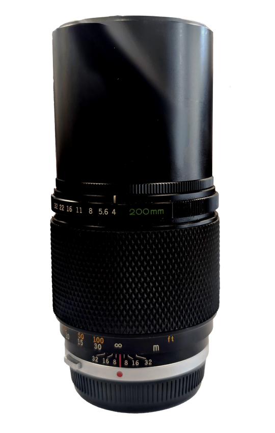 Olympus OM-System Zuiko MC Auto-T 200mm f/4 Lens