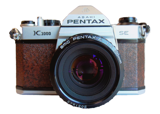 Pentax K1000 SE 35mm Film Camera with 50mm f/2 Lens