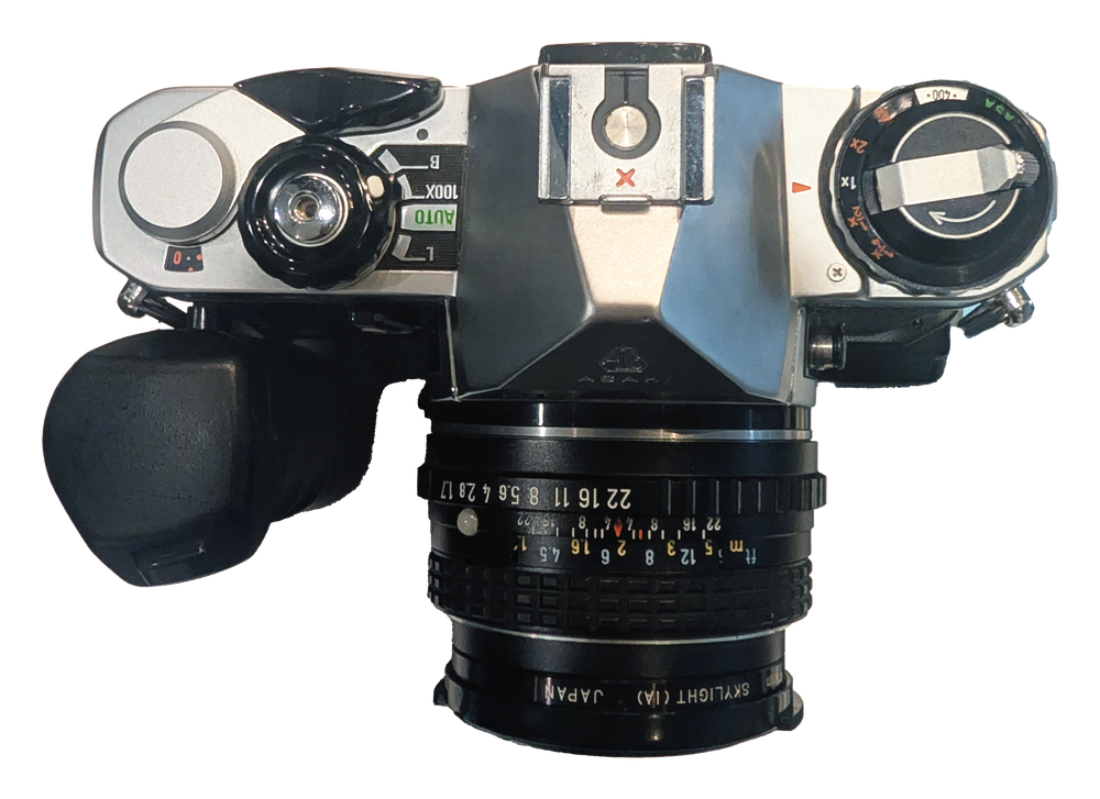 Pentax ME with 50mm f/1.7 Lens and Winder