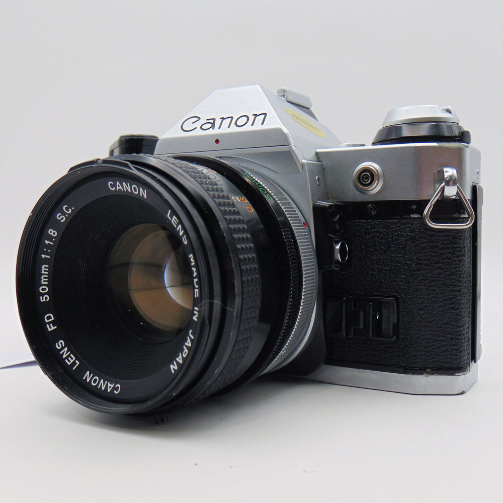 Canon AE-1 Program with 50mm F1.8 FD