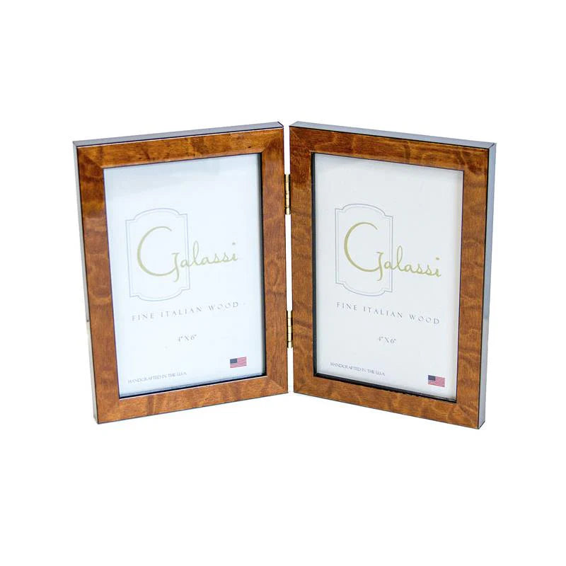 Double Chestnut Burl Frame