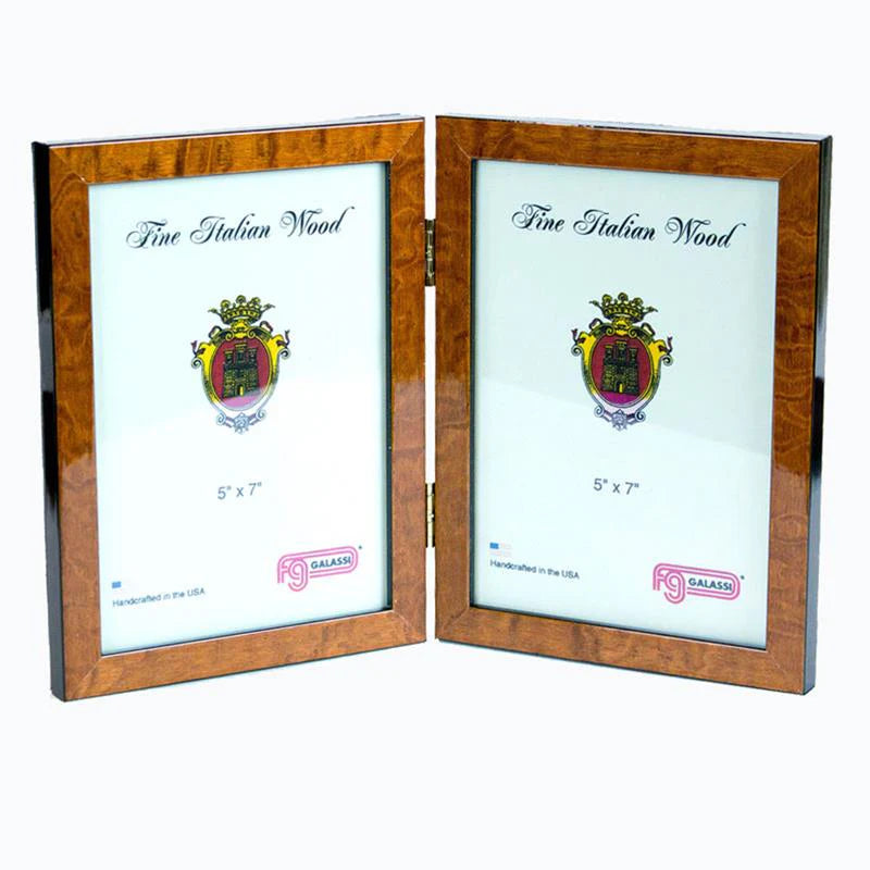 Double Chestnut Burl Frame