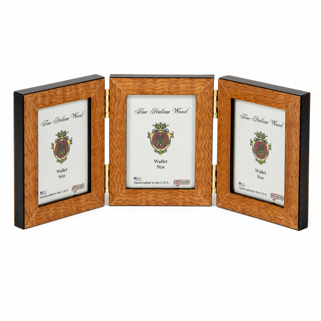 Chestnut Burl Frame with Wallet Mat