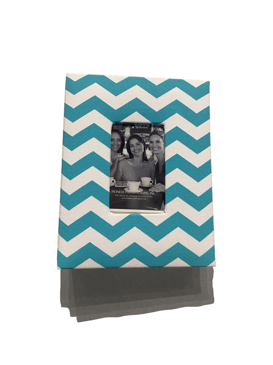 Chevron Fabric Frame Cover Photo Album