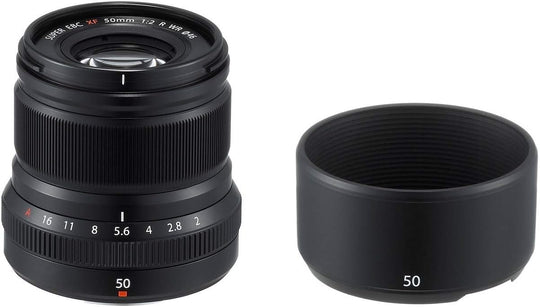 Fujifilm XF50mmF2 R WR Lens, Black
