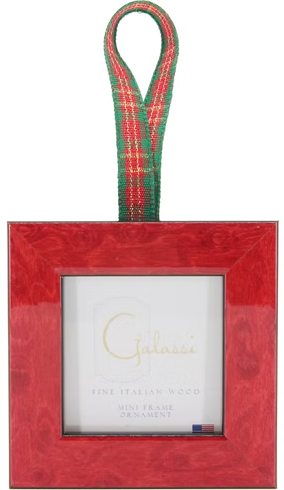 Red Burl Ornament