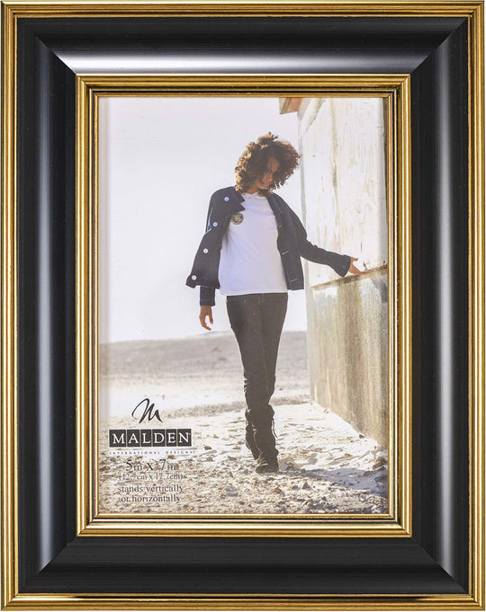 5x7 Townsend Black & Gold Frame