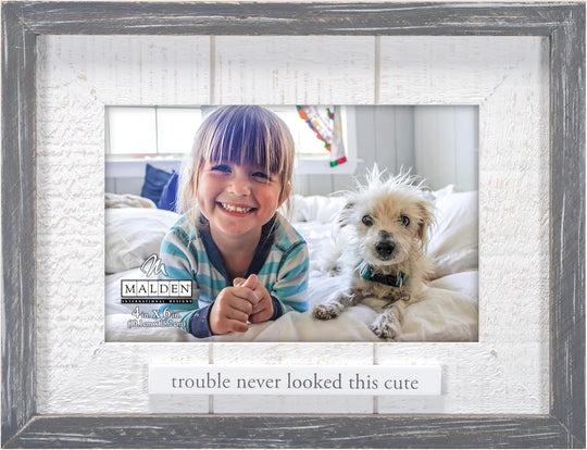 4x6 Trouble Never Looked So Cute Frame