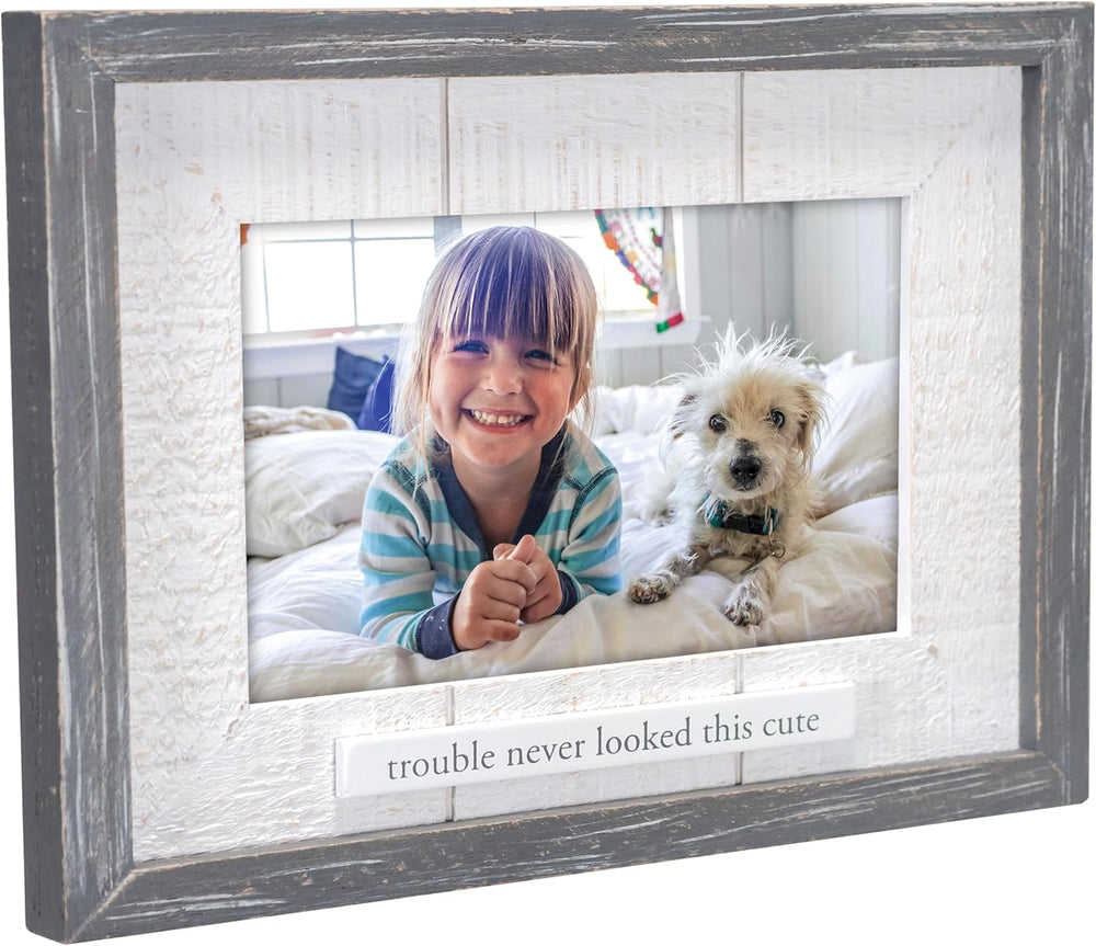 4x6 Trouble Never Looked So Cute Frame