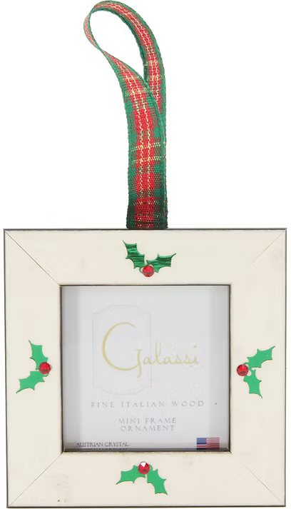 White Burl Ornament