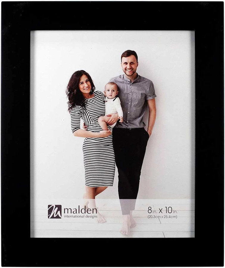 Wide Linear Black Frame