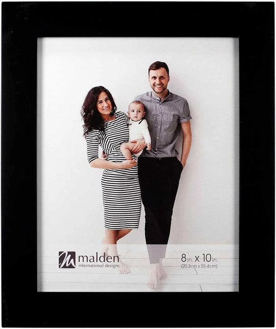 Wide Linear Black Frame